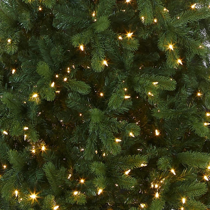 Trees | National Tree Company Pre-lit \Feel Real\ Artificial Giant Slim Downswept Christmas Tree Green Douglas Fir Dual Color LED Lights Includes PowerConnect and Stand 12 feet F2L4F7